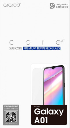Стекло защитное Araree Samsung Galaxy A01 прозрачное