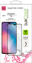 Стекло защитное LuxCase Huawei Y5p 2.5D FG черная рамка 2 шт