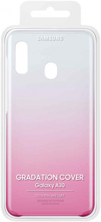 Клип-кейс Samsung Galaxy A30 градиент Pink EF-AA305CPEGRU