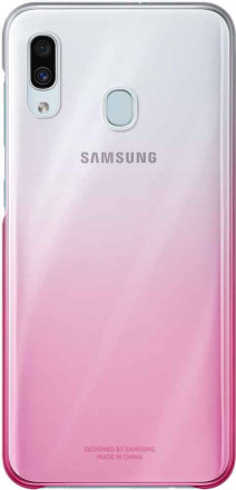 Клип-кейс Samsung Galaxy A30 градиент Pink EF-AA305CPEGRU