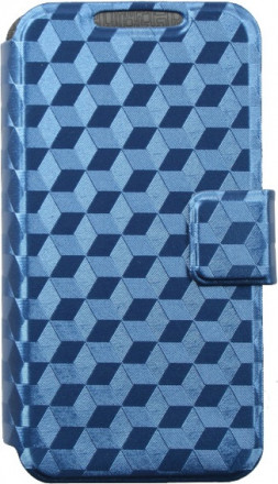 Чехол-книжка OxyFashion SlideUP Cube универсальный размер S 3,5-4,3&quot; blue