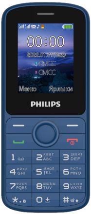 Мобильный телефон Philips Xenium E2101 Dual sim Синий