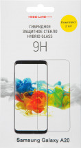 Стекло защитное RedLine Samsung Galaxy A20 Hybrid прозрачная 2 шт