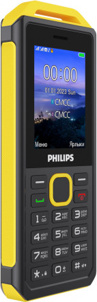 Мобильный телефон Philips Xenium E2317 Dual sim Желто-черный