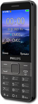 Мобильный телефон Philips Xenium E590 Dual sim Black