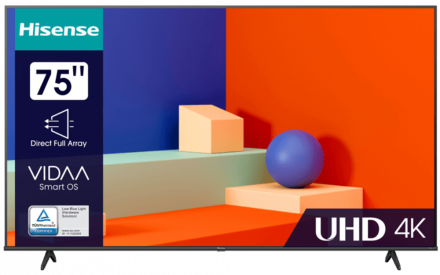 Телевизор Hisense 75&quot; 75A6K Черный