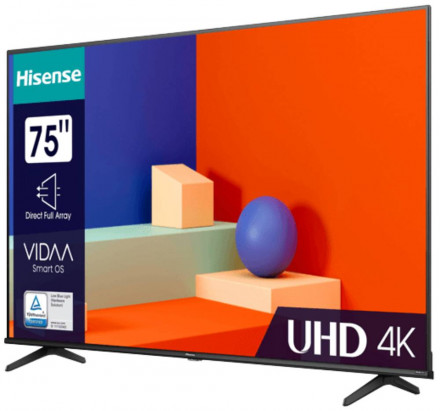 Телевизор Hisense 75&quot; 75A6K Черный