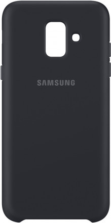 Клип-кейс Samsung Galaxy A6 Dual Layer Cover Black (EF-PA600CBEGRU)