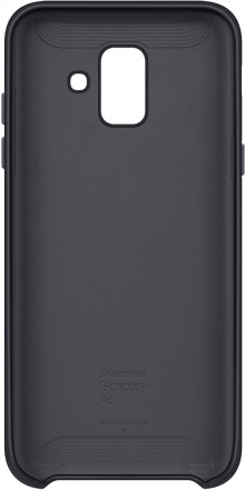 Клип-кейс Samsung Galaxy A6 Dual Layer Cover Black (EF-PA600CBEGRU)