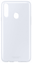 Клип-кейс Samsung A20s Clear Cover прозрачный (EF-QA207TTEGRU)