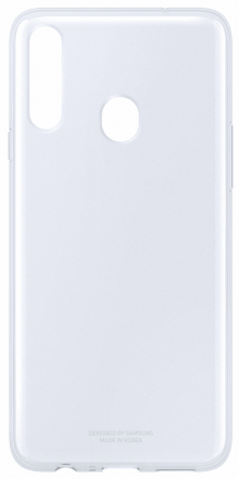 Клип-кейс Samsung A20s Clear Cover прозрачный (EF-QA207TTEGRU)