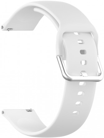 Ремешок для умных часов RedLine универсальный 22мм силиконовый White