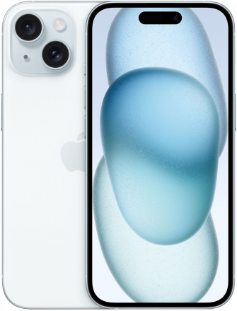 Смартфон Apple iPhone 15 128Gb SIM + SIM Голубой