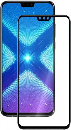 Стекло защитное MediaGadget Honor 8X Full Screen Full Glue черная рамка