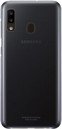 Клип-кейс Samsung A20 EF-AA205C Gradation Cover Black