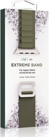 Ремешок для умных часов VLP Extreme Band для Apple Watch 42|44|45|49mm Темно-зеленый