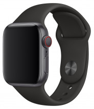 Ремешок для умных часов Everstone ES-AWBS-203 Apple Watch 42/44мм силиконовый Black