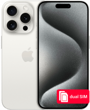 Смартфон Apple iPhone 15 Pro 128Gb SIM + SIM Белый титан