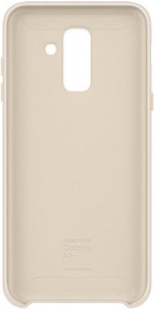 Клип-кейс Samsung Galaxy A6 Plus Dual Layer Cover Gold (EF-PA605CFEGRU)