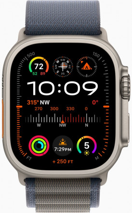 Часы Apple Watch Ultra 2 GPS 49мм корпус из титана + ремешок alpine loop Синий