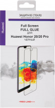 Стекло защитное RedLine Honor 20/Huawei Nova 5T 2.5D черная рамка