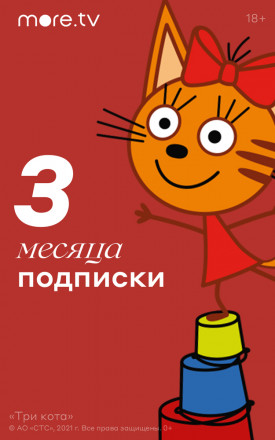 Цифровой продукт more.tv Подписка на 3 мес