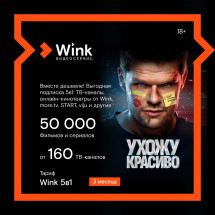 Цифровой продукт Wink 5в1 3 месяца