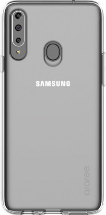 Клип-кейс Araree Galaxy A20s A cover прозрачный (GP-FPA207KDATR)