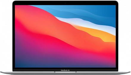 Ноутбук Apple Macbook Air 13” (M1, 8CPU, 7GPU, 2020) 8/256Gb Серебристы (MGN93)