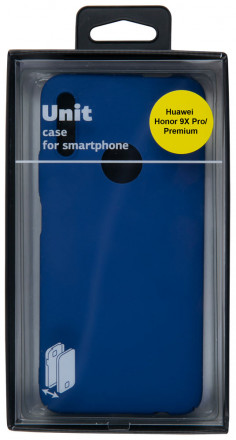 Клип-кейс RedLine Unit Honor 9X Premium пластик Blue