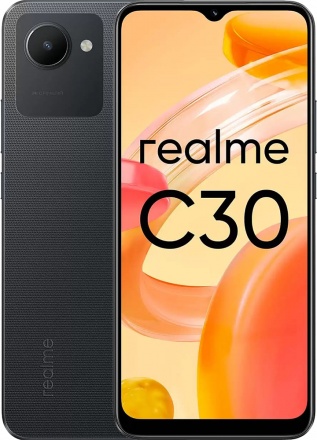 Смартфон realme C30 4/64GB Черный