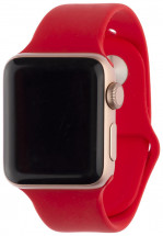 Ремешок для умных часов InterStep Sport Apple Watch 38/40мм силиконовый Red