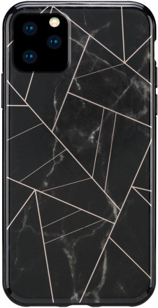 Клип-кейс Habitu iPhone 11 Pro Max пластик мрамор Black