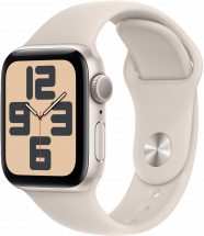 Часы Apple Watch SE 2023 GPS 40мм корпус из алюминия Сияющая звезда + ремешок Sport Band Сияющая звезда (new)