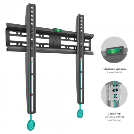 Кронштейн ONKRON FM2 ТВ 32-65&quot; фиксированный Чёрный