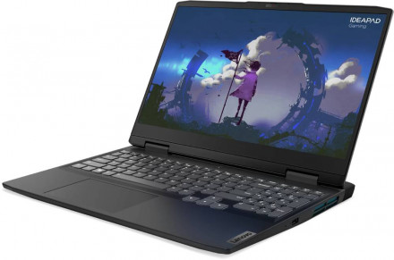 Ноутбук Lenovo IdeaPad Gaming 3 15IAH7 15.6&quot; Intel Core i7 12650H 8/512Гб RTX3060 6Гб Win11Home Черный