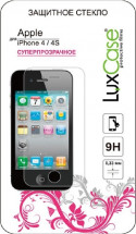 Стекло защитное LuxCase iPhone 4/4S прозрачное