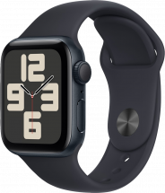 Часы Apple Watch SE 2023 GPS 40мм корпус из алюминия Темная ночь + ремешок Sport Band Темная ночь (new)