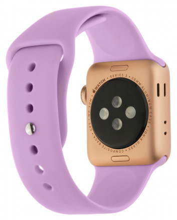 Ремешок для умных часов InterStep Sport Apple Watch 38/40мм силиконовый Purple