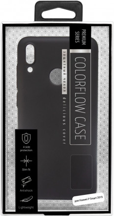 Клип-кейс MediaGadget Huawei P Smart 2019 пластик Black