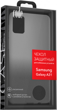 Клип-кейс Code Samsung Galaxy A31 градиент Black