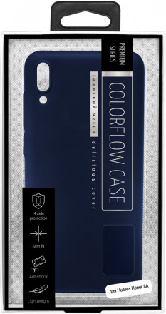 Клип-кейс MediaGadget Honor 8A пластик Blue