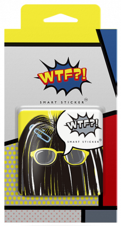 Держатель наклейка WTF Smart Sticker универсальный очки (Log04)