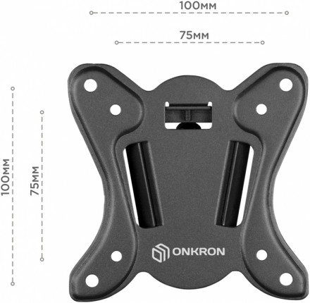 Кронштейн ONKRON NP15 ТВ 10-32&quot; наклонно-поворотный Чёрный