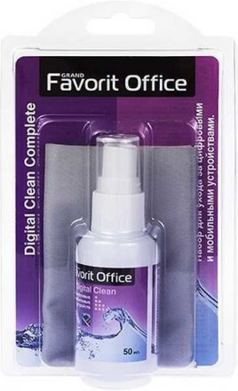Набор чистящих средств Favorit Office салфетки 18*18см+спрей 50мл F540016