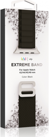 Ремешок для умных часов VLP Extreme Band для Apple Watch 42|44|45|49mm Черный