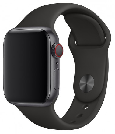 Ремешок для умных часов Everstone ES-AWBS-103 Apple Watch 38/40мм силиконовый Black