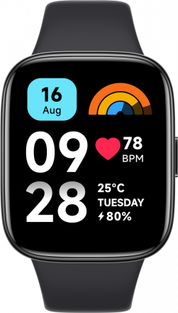 Часы Xiaomi Redmi Watch 3 Active Черные