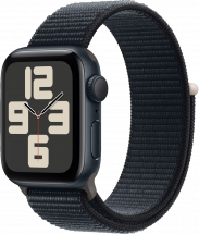 Часы Apple Watch SE 2023 GPS 40мм корпус из алюминия Темная ночь + ремешок Sport Loop Темная ночь (new)