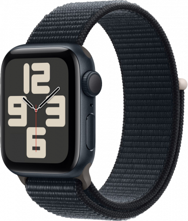 Часы Apple Watch SE 2023 GPS 40мм корпус из алюминия Темная ночь + ремешок Sport Loop Темная ночь (new)